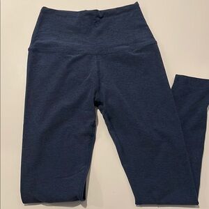 High-Waisted Navy BY Midi Leggings